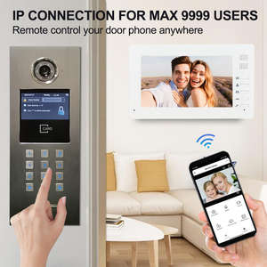 Pantalla táctil Wifi timbre de puerta teléfono Cámara edificio intercomunicador timbres TCP IP multi-apartamentos casa inteligente Cámara timbre - Product Image 3