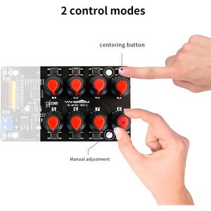 Testeur de servo Yahboom Rc, contrôleur 8 canaux avec protection contre les surintensités pour jouets télécommandés - Product Image 2
