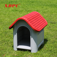 Commercial chenil fournitures en plastique en plein air chien cage maison à vendre