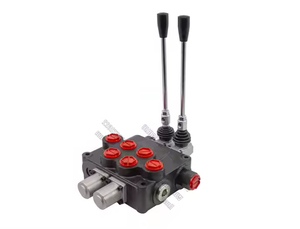 Válvula de Control Direccional Hidráulica Monobloque A1 de 1-7 Vías HUAMAO P40 con Control Electrohidráulico Manual por Solenoide para Tractor - Product Image 2