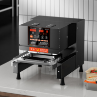 Machine à sceller les bols commerciale 220V, panneau de commande intelligent et support à levage automatique, diamètre de scellage personnalisable