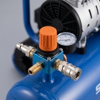 Compresseur d'air miniature à piston à entraînement direct Compair, réservoir de 10 L, design portable