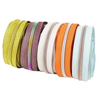 3 #5 # fermetures à glissière en nylon fermeture à glissière colorée pour sacs à vêtements Kit de réparation de ruban à fermeture éclair DIY Clothes Tailor Sewing Accessory