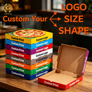 Caja de Pizza Corrugada de Alta Resistencia para Entrega, Apilable y Desechable, para Pizzerías y Pedidos de <span class=keywords><strong>Comida</strong></span> en Línea - Product Image 5