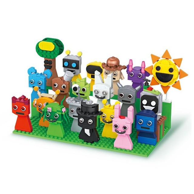 Children's Educational DIY Assembly Toys Small Box Building Blocks Model PCS for Kindergarten Play Wholesale Blind Box Gifts