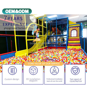 Equipo de Juegos Interior para Niños, Set de Juegos Suaves con Toboganes y Piscinas de Pelotas para Centros Comerciales con Función de Escalada - Product Image 3