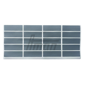 Adhesive Sticker Dark Gray 15*48mm Ticket <b>Scratch</b> Card Label 200 Sheets/Bundle for Anti-Counterfeiting Label - Product Image 2