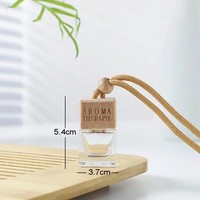 Diffuseur de parfum liquide pour voiture MiTa HX-80-005 en verre, bouteilles de parfum avec sérigraphie, bouchon à vis 10 ml, compatible climatiseur