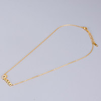 Vnox — collier avec pendentif en cristal de reine, bijoux plaqué or, plaque avec nom personnalisée, cadeau pour femme