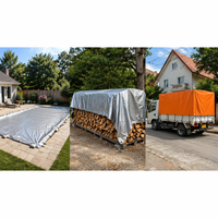 Rouleau de tissu en bâche PE laminée HDPE imperméable pour l'agriculture, l'industrie et les couvertures extérieures