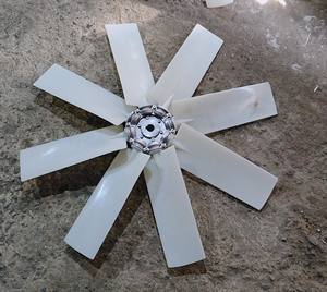 ใบพัดลมแบบแกนหมุนอลูมิเนียมอัลลอยขนาดเส้นผ่านศูนย์กลางใหญ่ สำหรับการระบายความร้อนอุตสาหกรรม การระบายอากาศ และการใช้งานดูดอากาศ - Product Image 2