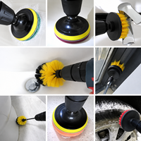 Kit de 45 brosses de nettoyage pour perceuse électrique, idéal pour le detailing automobile et le nettoyage domestique