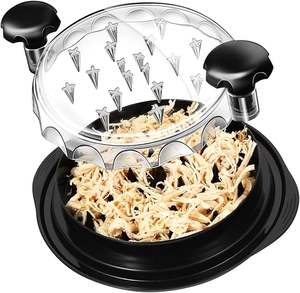 Wholesale Upgraded <b>Chicken</b> <b>Shredder</b> Meat <b>Shredder</b> With Detachable Plate Visible <b>Chicken</b> Breast <b>Shredder</b> Tool Twist - Product Image 1