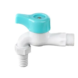 wholesale pvc pp high quality water faucet tap small plastic water faucet Plastic cold hot water pp/ABS/PVC tap bathroom tap