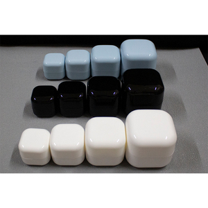 Vente en gros de pots de crème en <span class=keywords><strong>plastique</strong></span> personnalisés blancs bleus verts carrés arrondis 20g 30g 50g 100g pour crème pour le visage - Product Image 3