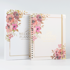 Sposa Planner personalizzato Organizer con copertina rigida Wedding Planner con copertina rigida confezione regalo per il servizio <span class=keywords><strong>di</strong></span> stampa <span class=keywords><strong>di</strong></span> Planner - Product Image 1