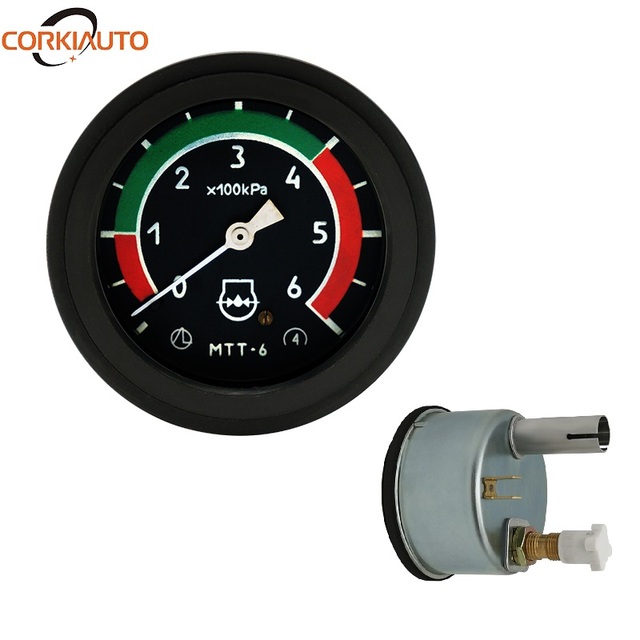 CORKIAUTO High Precision MTT-6 60mm Oil Pressure Gauge for MTZ MTZ-50 MTZ-52 MTZ-80 MTZ-82