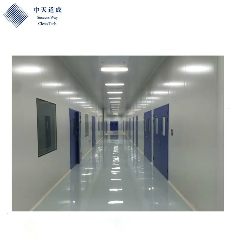 ISO GMP Modular ruang bersih Prefab Turnkey Cleanroom proyek untuk laboratorium Pharma