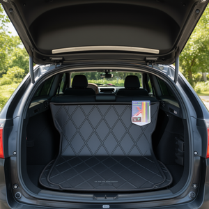 Protector de Maletero para Auto, 50x90cm, Diseño de Diamantes Negros, para Almacenamiento y Protección del Vehículo - Product Image 1