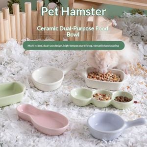 Mini-bol anti-morsure pour hamster, lapin, cochon d'Inde, oiseau - Pot de nourriture complémentaire en gros - Product Image 1