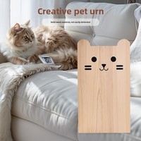Ataúdes Funerarios Creativos de Madera Maciza Hechos a Mano para Mascotas, Perros y Gatos, Suministros Conmemorativos, Venta al por Mayor Directa de Fábrica
