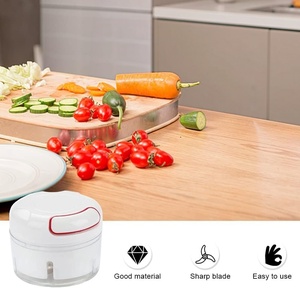 New Kitchen Hand Press Garlic Crusher Mincer Meat Slicer Onion Masher Manual <b>Vegetable</b> Smasher Fruit <b>Chopper</b> Red Pepper Grinder - Product Image 4