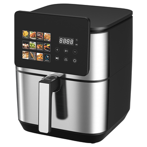 Freidora de Aire Inteligente 8L 2024, Electrodoméstico de Cocina con Pantalla Grande y Ventana, Digital, Rápida, de Acero Inoxidable, OEM General K - Product Image 3