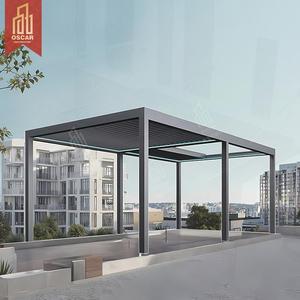 Auvent en aluminium Omatic avec écran latéral Fournitures de jardin pour arrière-cour Couverture d'auvent automatique Patio extérieur Jardin Pergola rétractable - Product Image 3