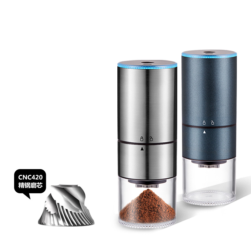 Mini Coffee Grinder USB Rechargeable Portable Bean Grinder Small Coffee Bean Grinder for Home Use