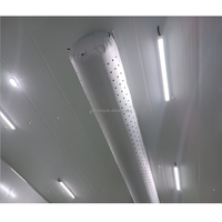 Conduit d'air professionnel antibactérien Textile flexible silencieux Entrepôt de chauffage écologique Conception de salle de sport Industriel rentable