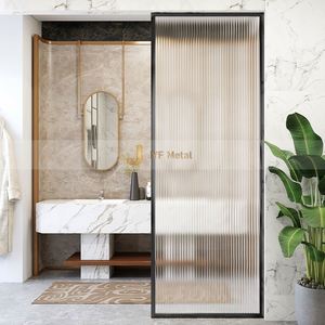 Paravents décoratifs translucides en acier inoxydable étanche avec construction soudée, écrans mobiles pour plafond et mur - Product Image 1