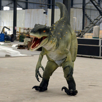 Costume de dinosaure de Simulation d'usine Zupaysaurus jambes cachées Costume de dinosaure modèles de dinosaure Animatronic