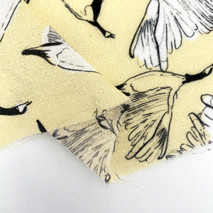 Nouvelle mode populaire d'oie classique imprimé numérique 100% rayonne pour robes de dames - Product Image 1