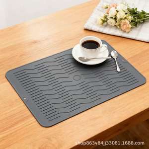 Alfombrillas de Silicona Antideslizantes Resistentes al Calor y de Alta Temperatura, Alfombrillas de Drenaje de Silicona - Product Image 5