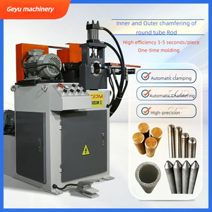 เครื่องลบคมหัวคู่ระบบไฮดรอลิกสำหรับชุดเกียร์เครื่องขัดโลหะเดสก์ท็อปไฟฟ้า - Product Image 4