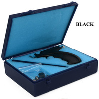 YICAI Pistolet Professionnel de Perçage en Acier Inoxydable pour Ventre, Nez, Hélix et Lobe, Kit de Machine à Percer l'Oreille en Acier Noir