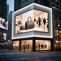 Publicité Vêtements Marques Montre Magasin Sacs Boutique Vidéo Mur 1.9mm 2mm 3mm Module Affichage Publicité Led Écran Extérieur