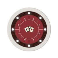 Lucky YH — Table de Poker de 55 pouces pour 8 personnes OEM, plateforme de Poker de luxe, avec plateau à puces