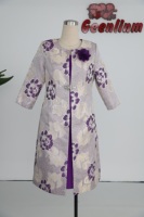 Robe longue pour femmes grandes tailles, veste de costume colorée pour l'église, de bonne qualité
