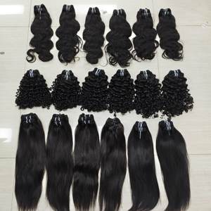Extensions de cheveux humains Letsfly 40g/pièce, mèches de cheveux Remy couleur naturelle, style lisse et bouclé, 100% cheveux humains - Product Image 2