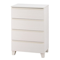 Chambre à coucher en bois anti-chute 4 commode tiroir de rangement salon armoire de rangement