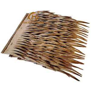 Künstliche Palapa Umbrella <span class=keywords><strong>Thatch</strong></span> aus modernem quadratischem Design aus Kunststoff für den Außenbereich auf Villa House Beach <span class=keywords><strong>Palm</strong></span> <span class=keywords><strong>Thatch</strong></span> Dachziegeln - Product Image 2