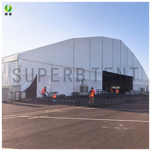Carpa Excelente de 60m con Estructura de Aluminio, Carpa Rectangular para Exposiciones con Cubierta de PVC, para Uso en Eventos al Aire Libre en Todas las Estaciones - Product Image 1