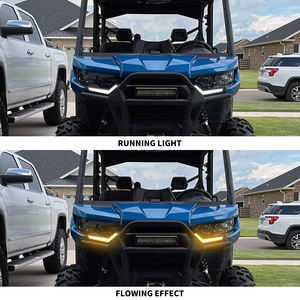 Feux de signalisation LED pour UTV ATV, lentille fumée transparente, feux d'accentuation dynamiques pour Can-Am Defender MAX 2020-2023 - Product Image 5
