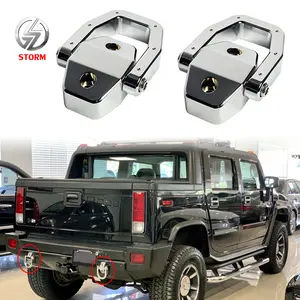 SIZZLE for hummer h2 rear tow hook hooks for cars h2 2003 2009 with all parts needed metal chrome trailer