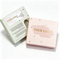 Boîte en carton personnalisée pour lentilles de contact souples, emballage en papier pour lentilles de contact cosmétiques