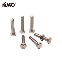 Kit Baut dan Mur Berlapis Seng dengan Kepala Heksagonal Tahan Karat untuk Penggunaan Rumah Tangga, Ukuran 4*20MM M4 18SET