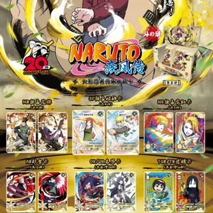 Vente en gros 36/48 boîte Narutoes cartes boîte ensemble complet Kayou Collection Shippuden soldat chapitre étoile patrimoine Hokage carte