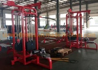 Gym Multi Jungle 8 Stacks Équipement de sport d'intérieur Multi Function 4 Station