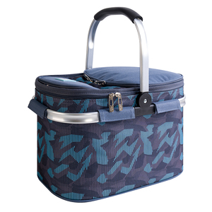Cesto Frigo Portatile per 2 Persone, Ideale per Campeggio, Viaggi e Picnic Estivi, Set Completo Personalizzabile con Manico in Alluminio - Product Image 2